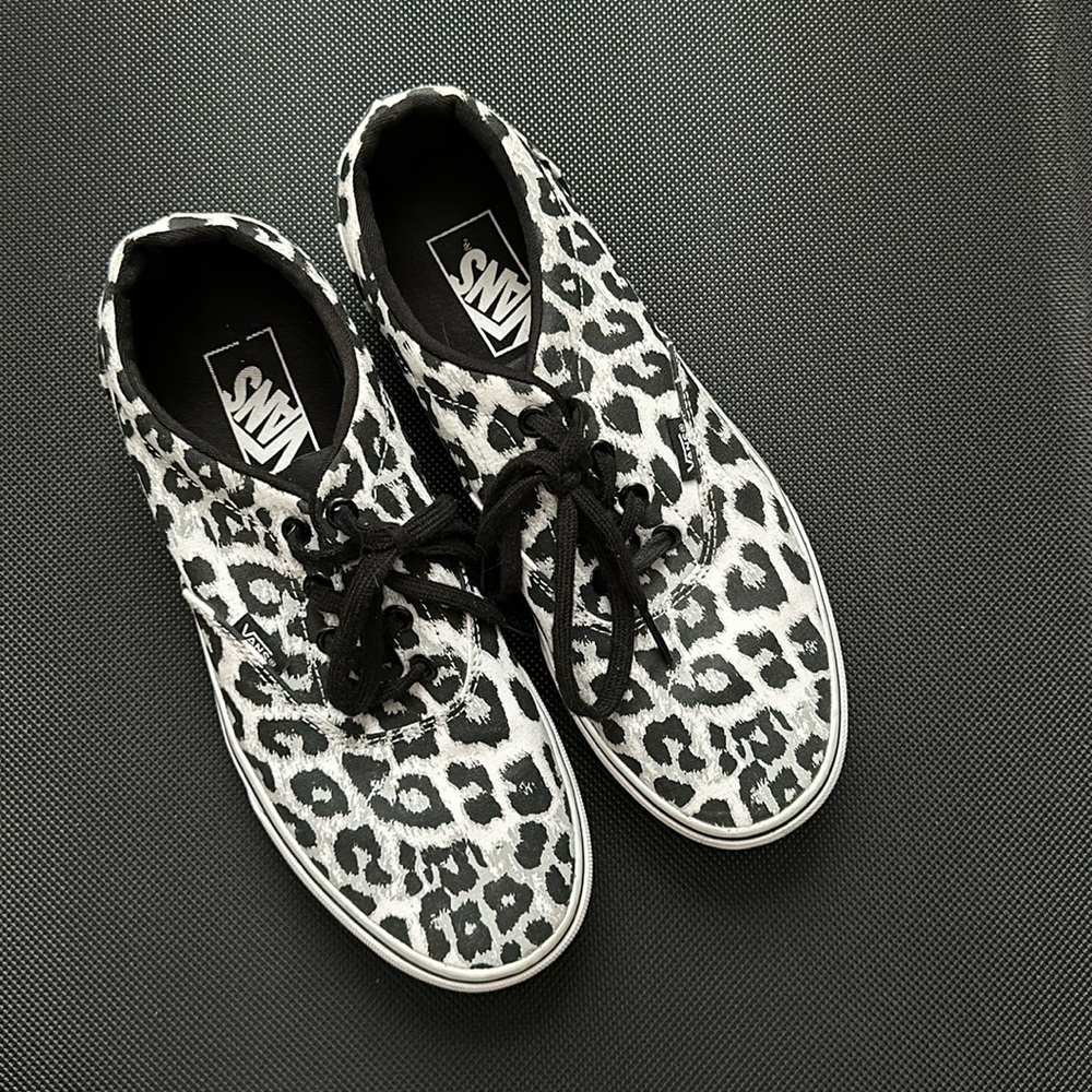 Snow Leopard Print Vans